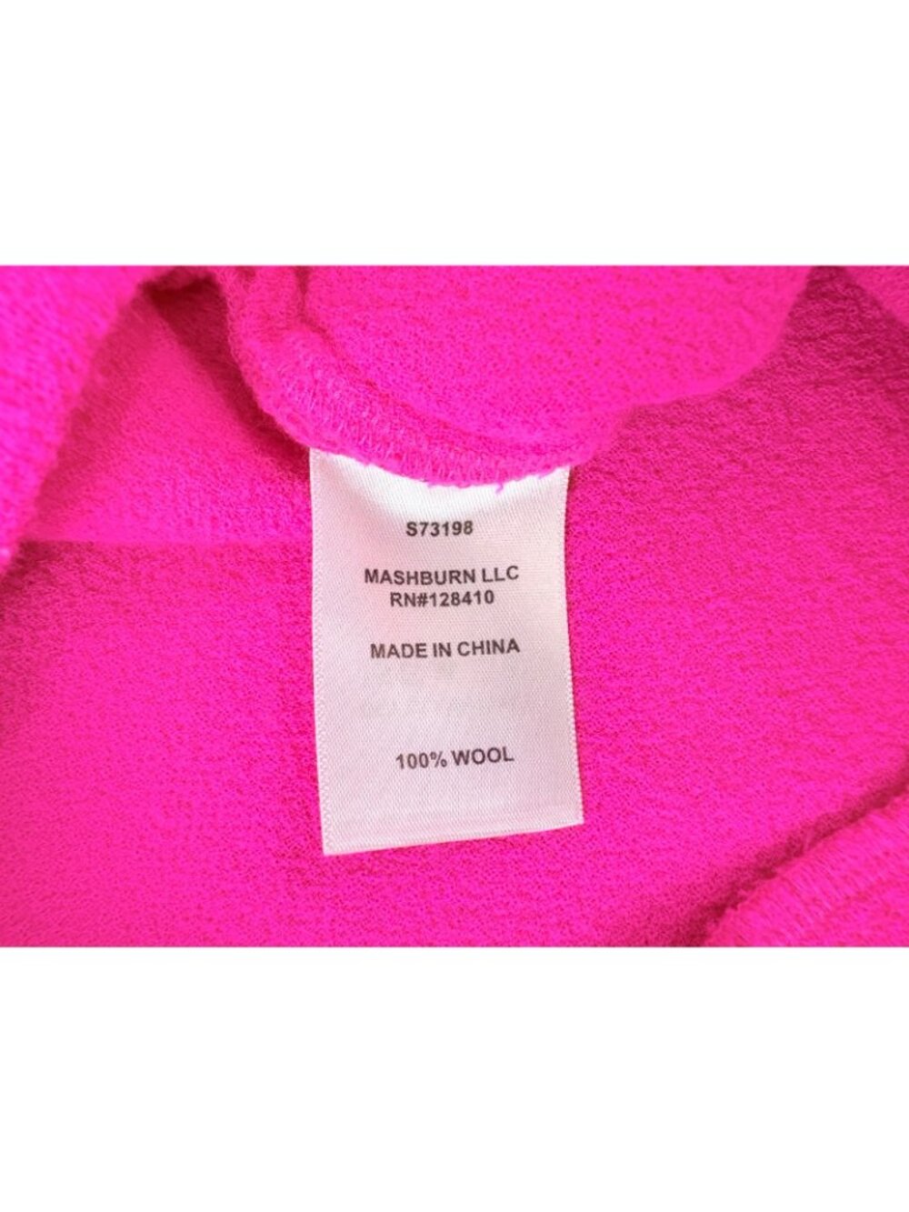 Ann Mashburn Sz S M Faye Flare Cropped Pants Womens Pink Wool - Picture 4 of 16